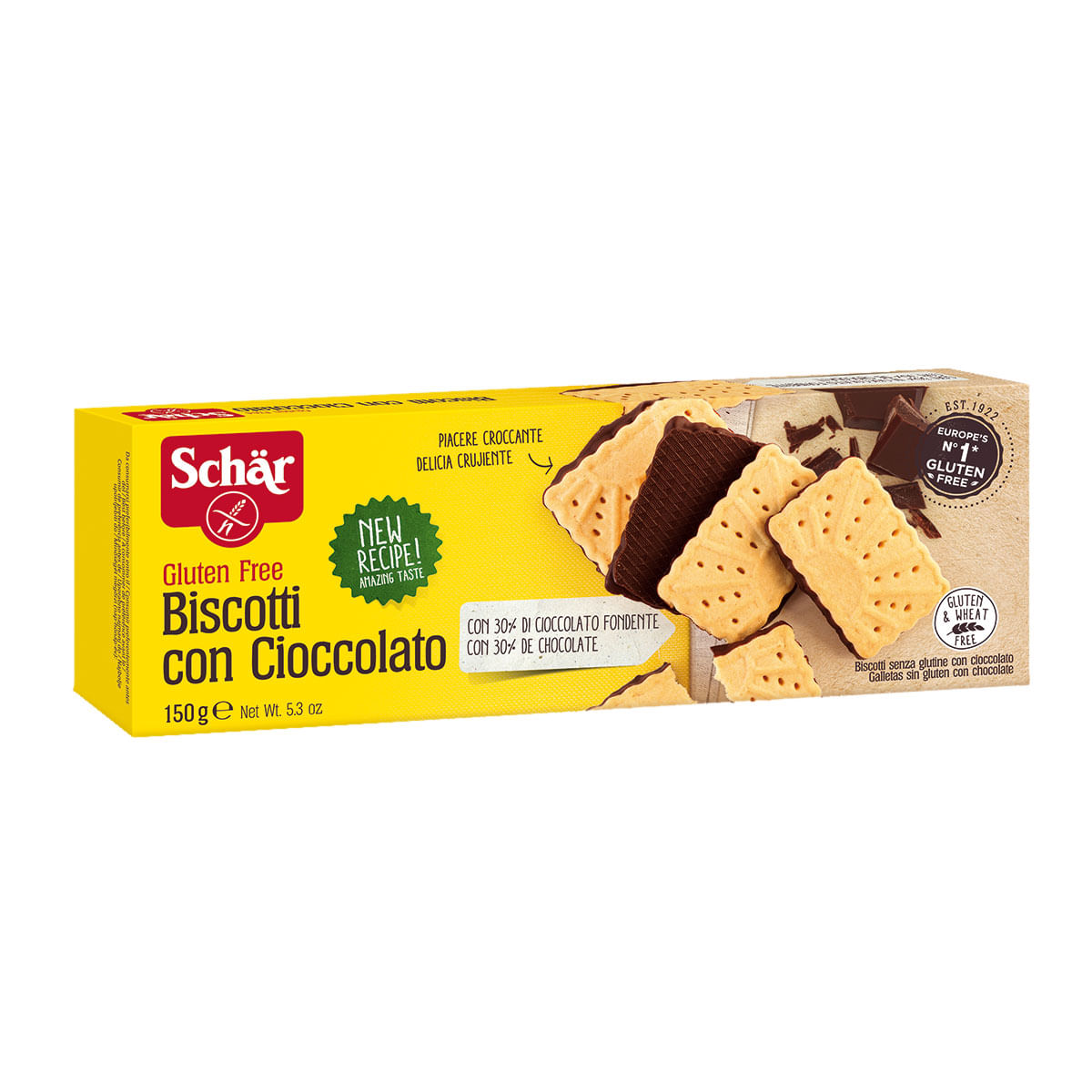 Biscoito com Chocolate Dr. Schar sem Glúten 150 g