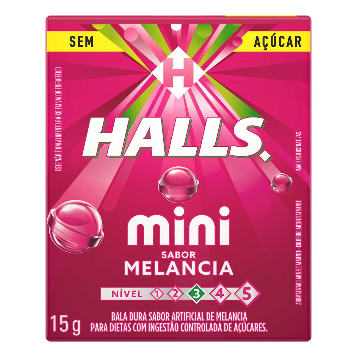 Drops Melancia Mini Halls 15g