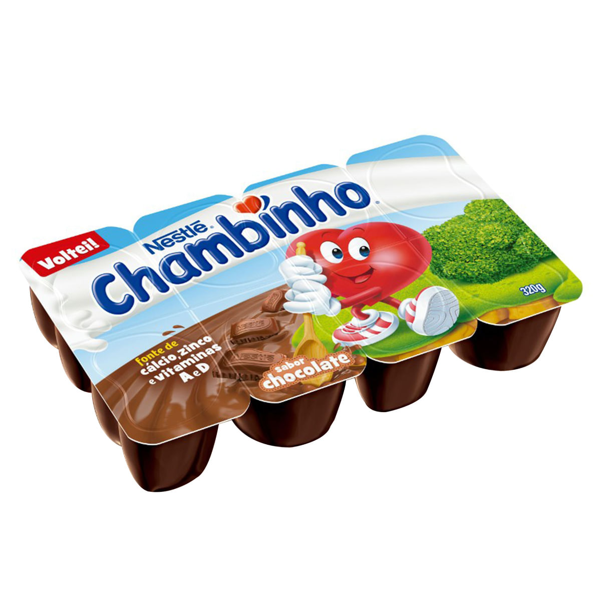 Petit Suisse Nestlé Chambinho Chocolate 320g