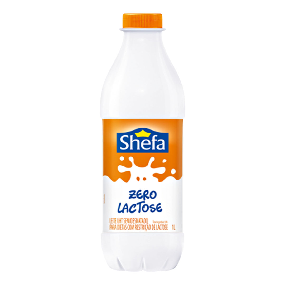 Leite Semi-Desnatado UHT Tipo A Shefa Zero Lactose 1 Litro