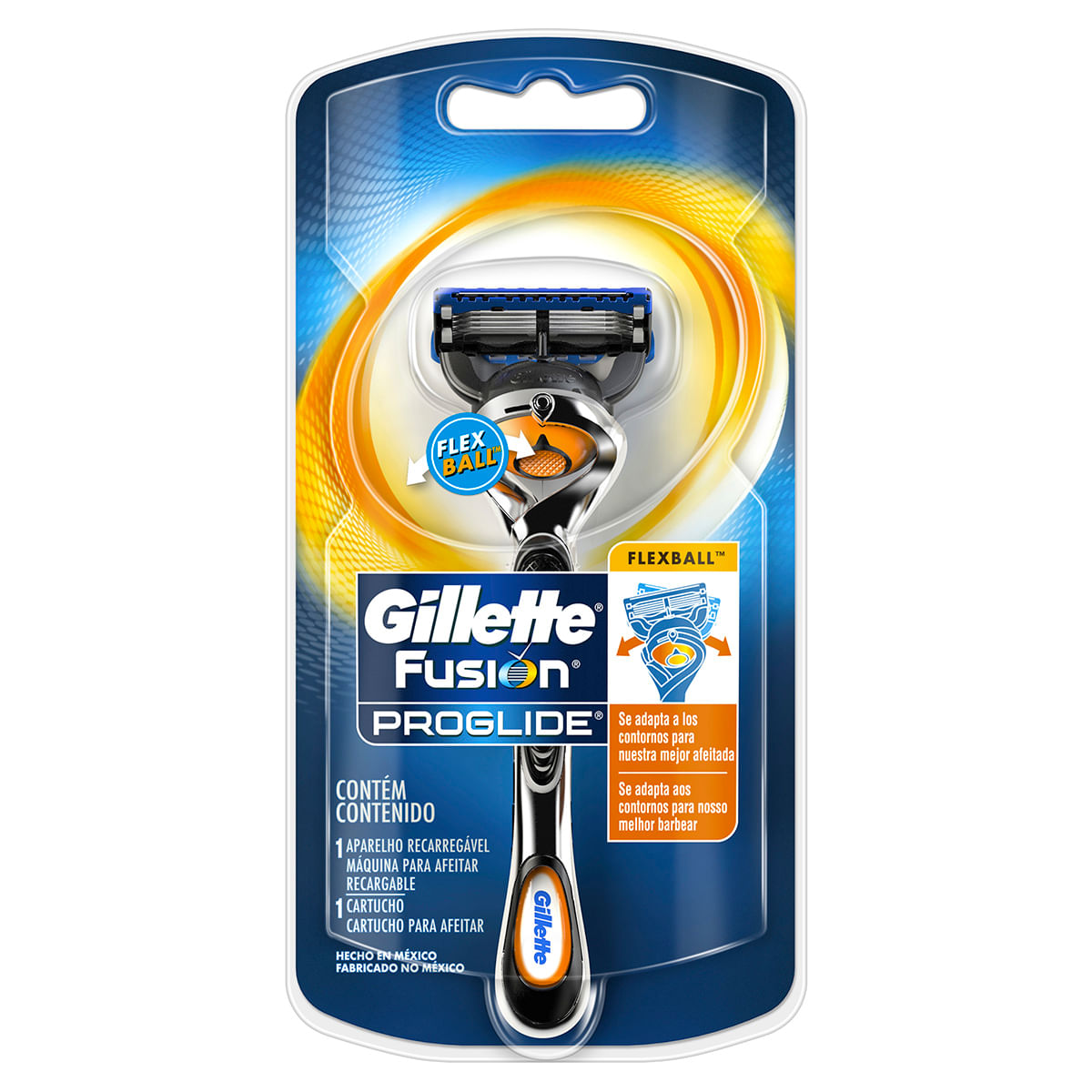 Aparelho de Barbear Recarregável Gillette Fusion Proglide com Tecnologia Flexball