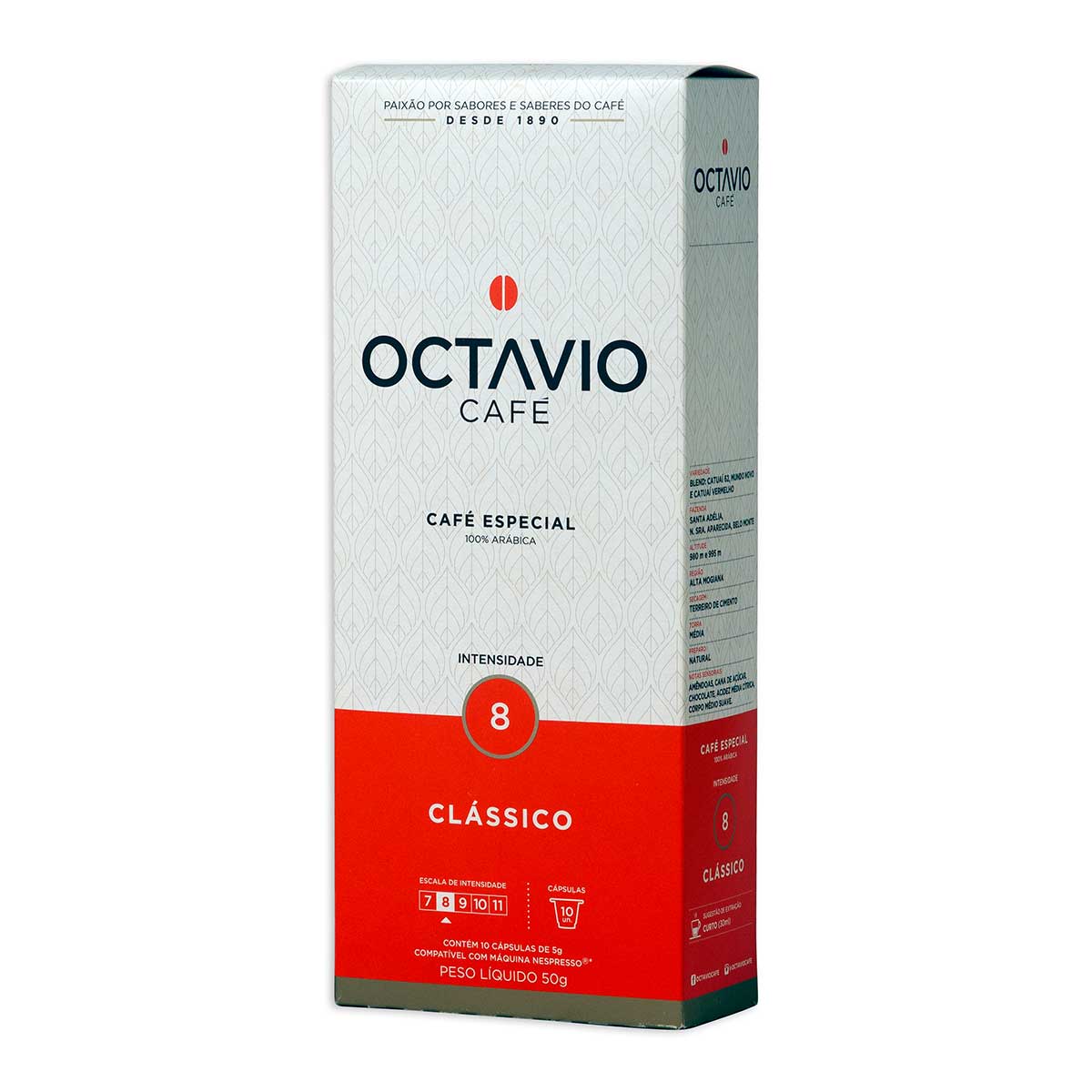 Cápsulas de Café Octavio Clássico Intensidade 8