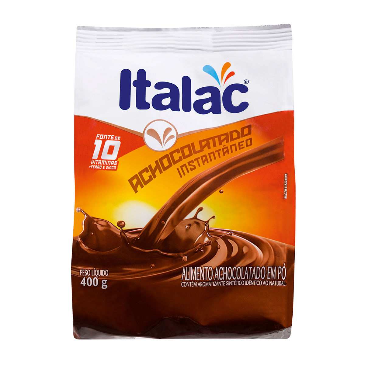 Achocolatado em Pó Instantâneo Italac 400g