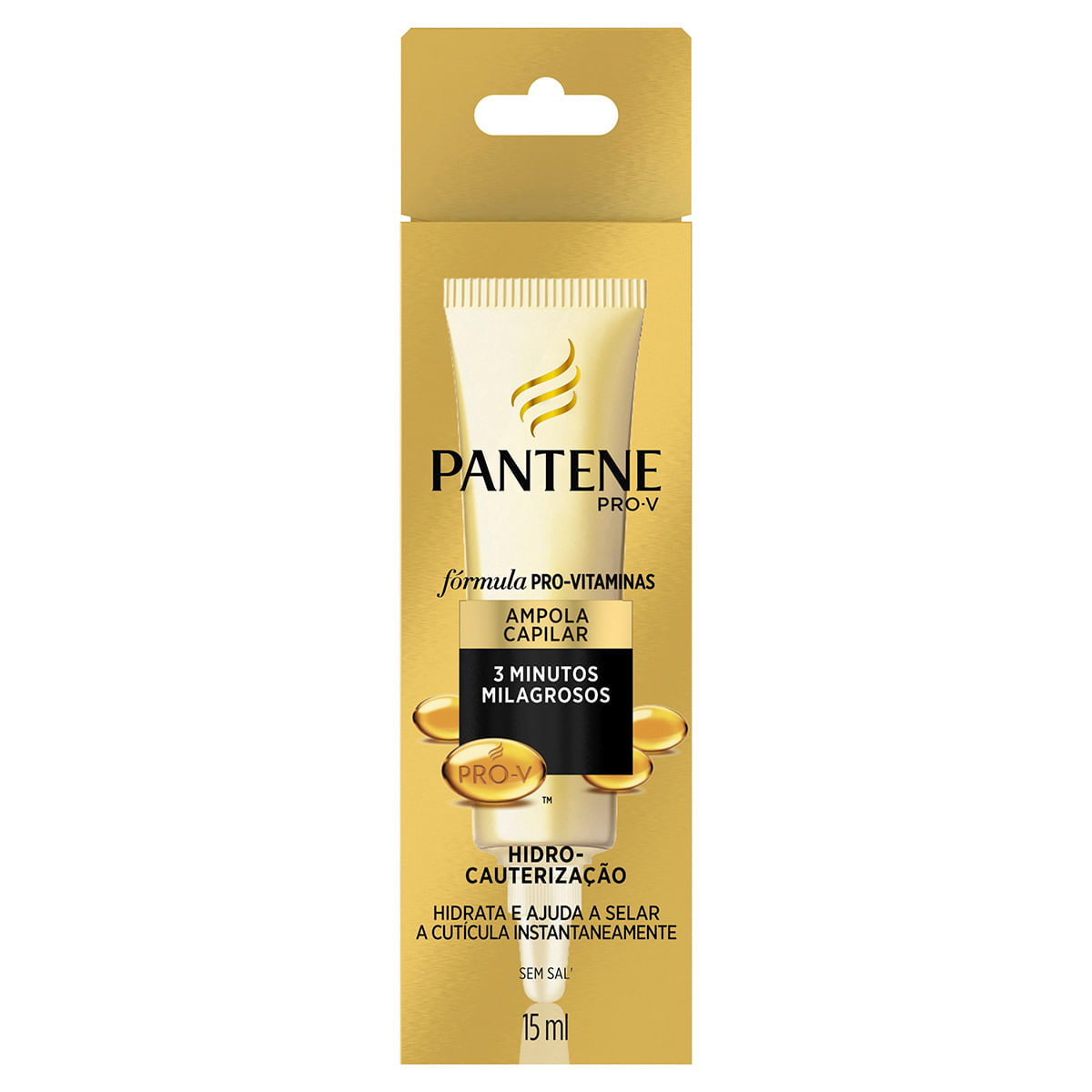 Ampola de Tratamento Pantene Hidro-Cauterização 15 ml