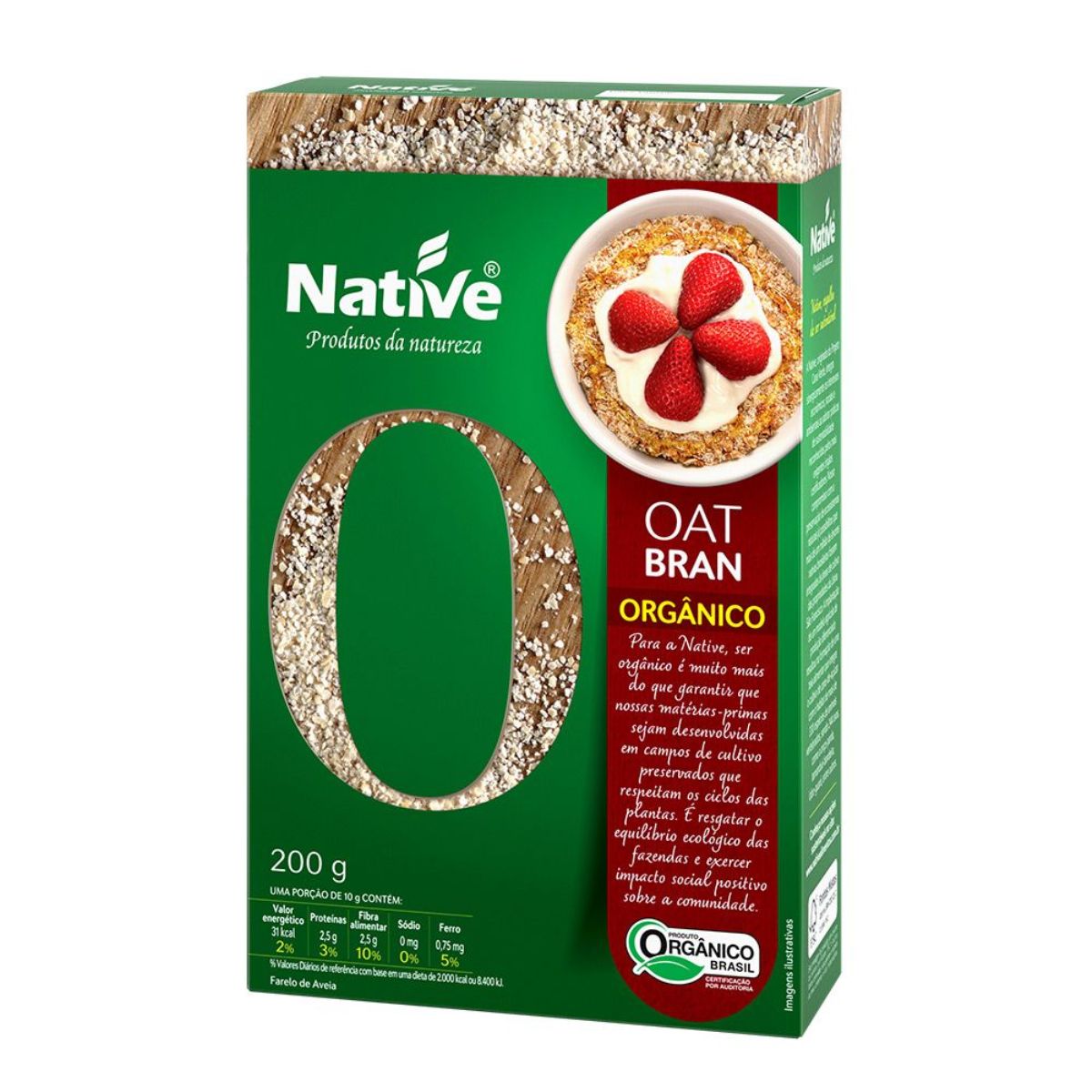 Farelo de Aveia Orgânico Native 200g