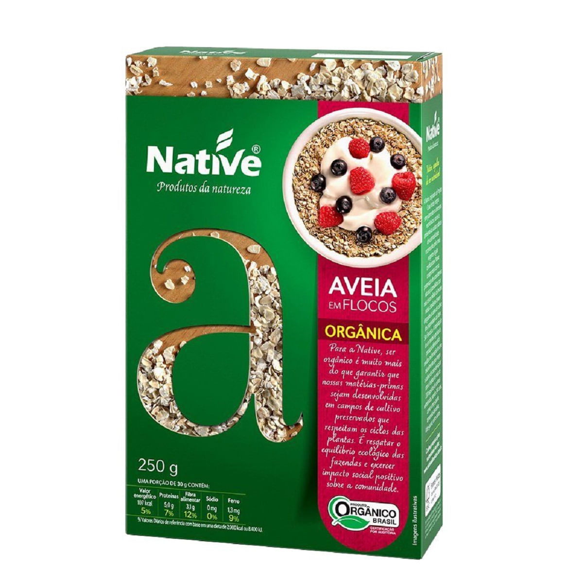 Aveia em Flocos Native 250 g