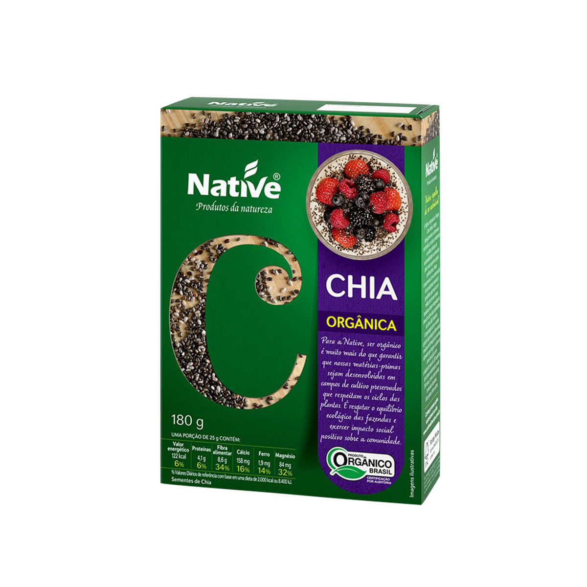 Chia Orgânica Native 180g