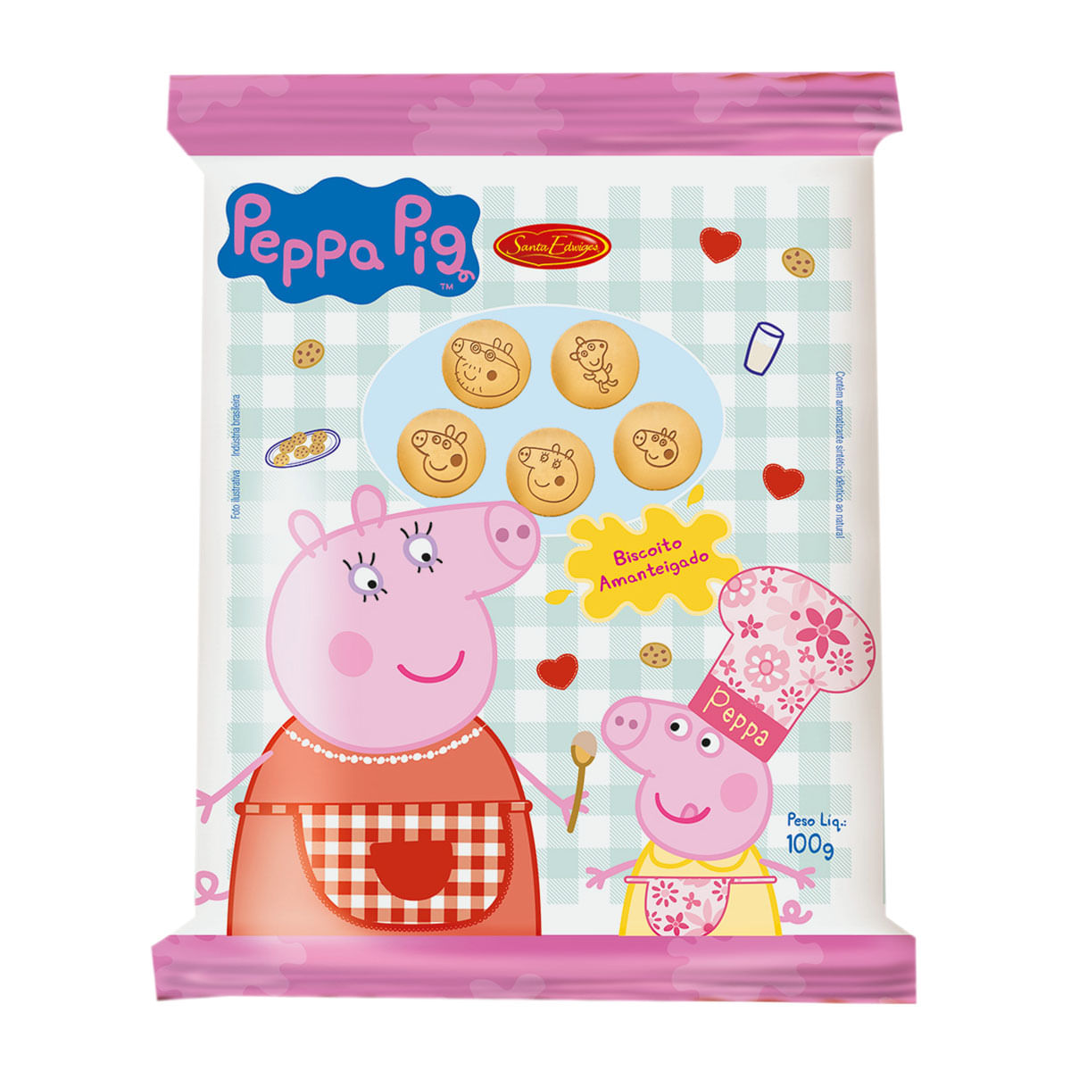 Biscoito Amanteigado Santa Edwiges Peppa Pig 100g