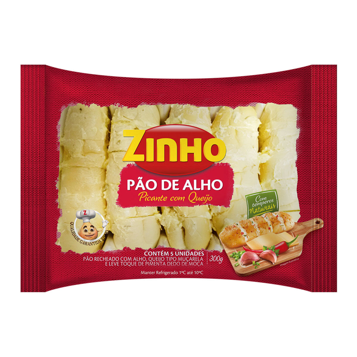 Pão de Alho Picante Zinho 300g