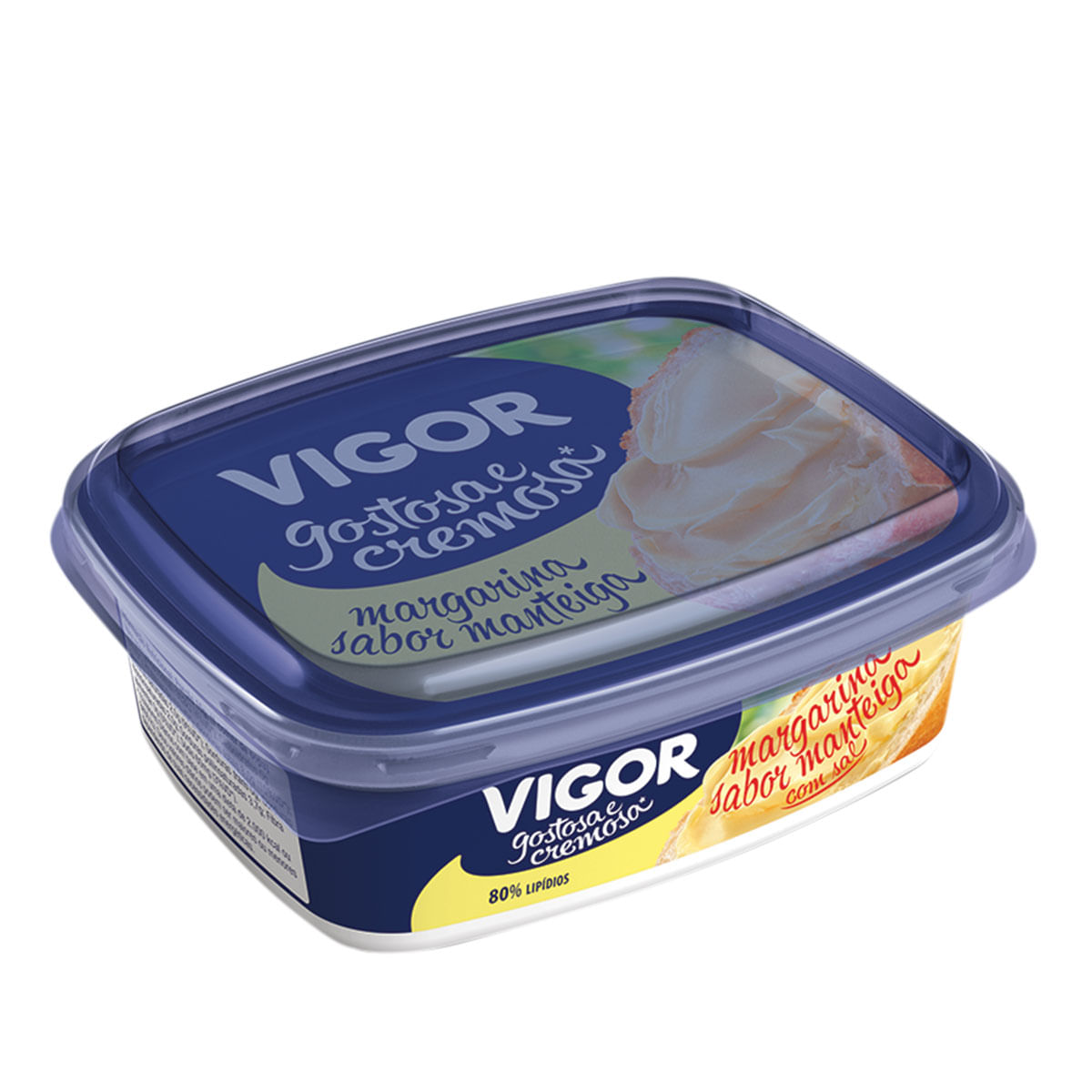 Margarina Tradicional com Sal Vigor 250g