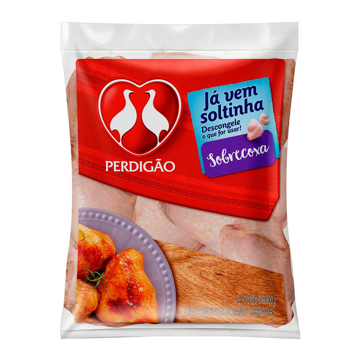 Sobrecoxa de Frango Congelado Perdigão 800 g