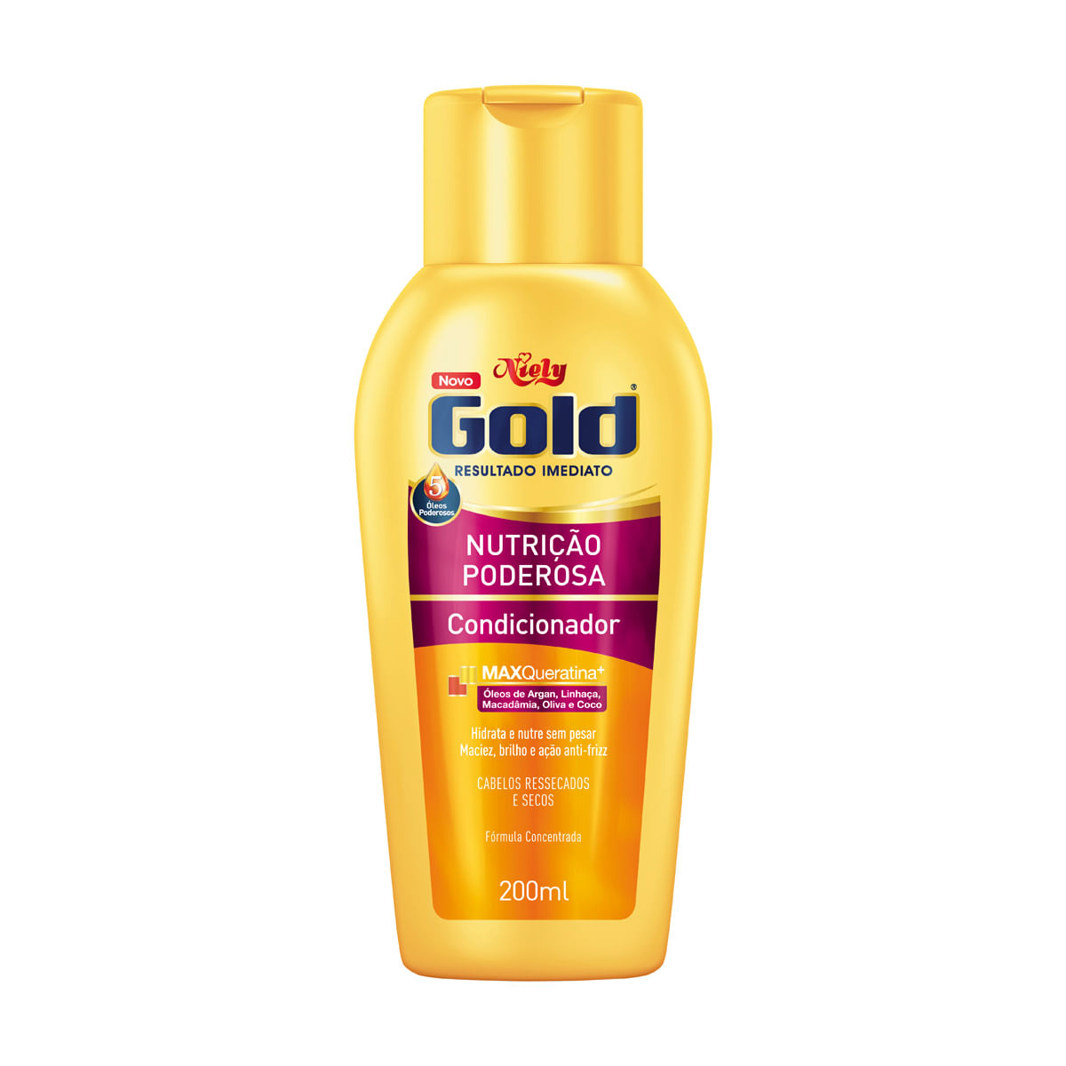 Condicionador Niely Gold Nutrição Poderosa 200ml