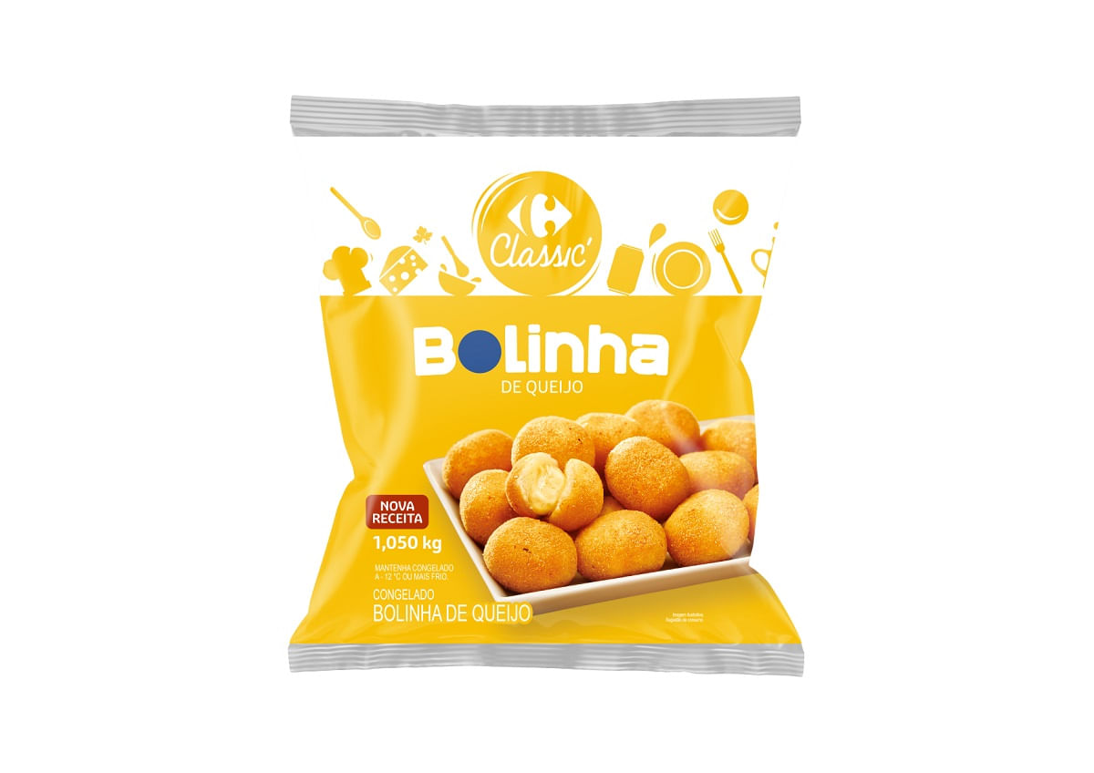 Bolinha de Queijo Carrefour 1,050Kg Nova Receita