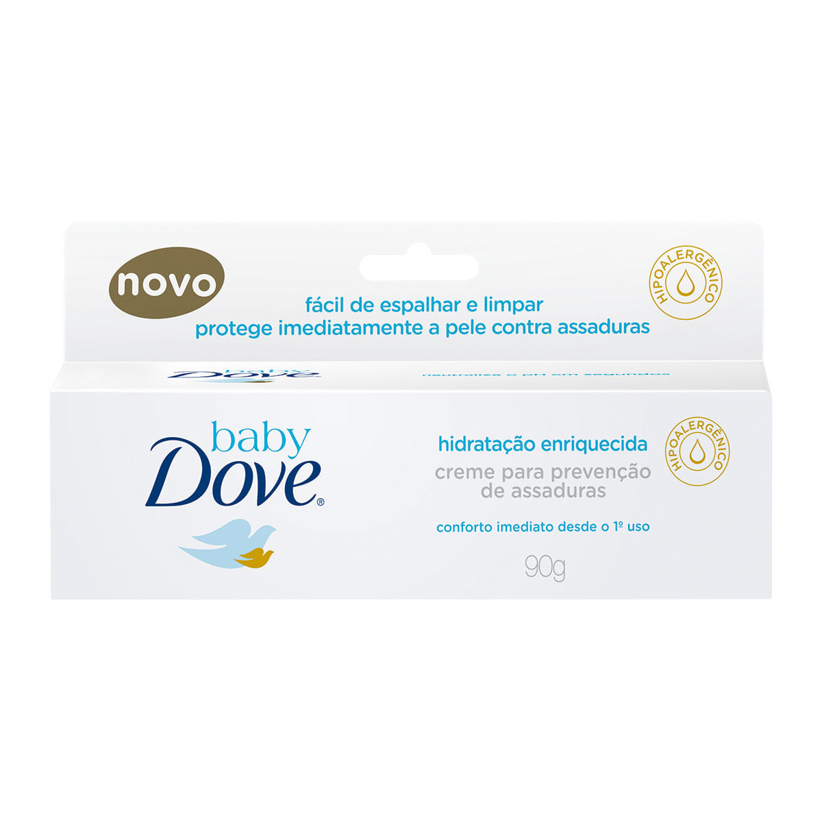 Creme para Assadura Tradicional Dove Baby Hidratação Enriquecida 90g