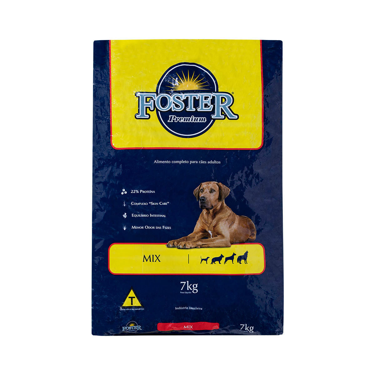 Ração para Cães Adulto Foster Premium Mix 7kg