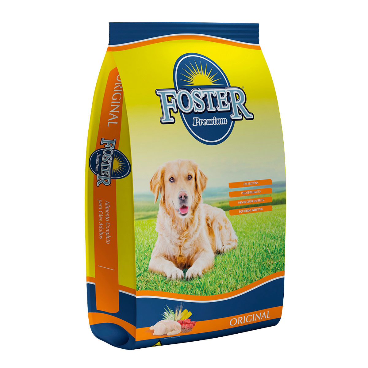 Ração para Cachorro Adulto Foster Premium Original 7kg