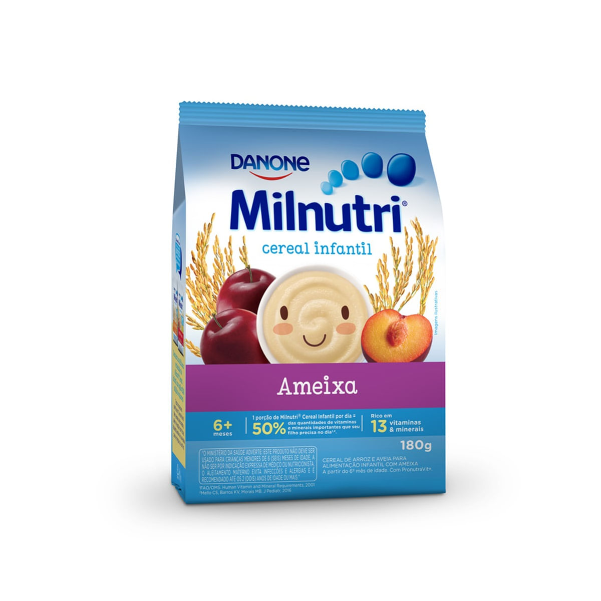 Cereal Infantil Milnutri Ameixa 180g