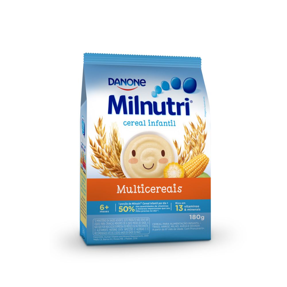 Cereal Infantil Milnutri Multicereais 180g