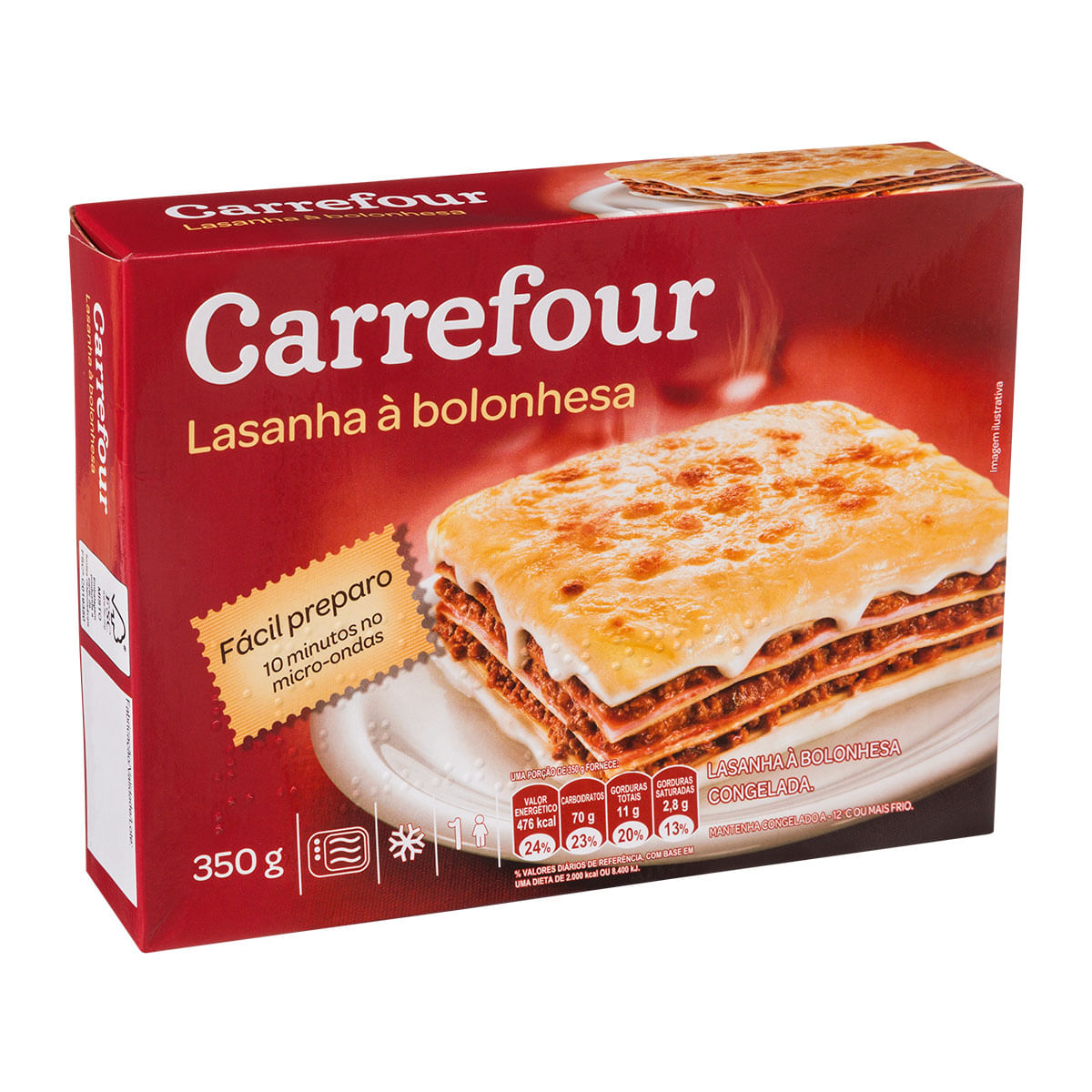 Lasanha à Bolonhesa Carrefour 350g