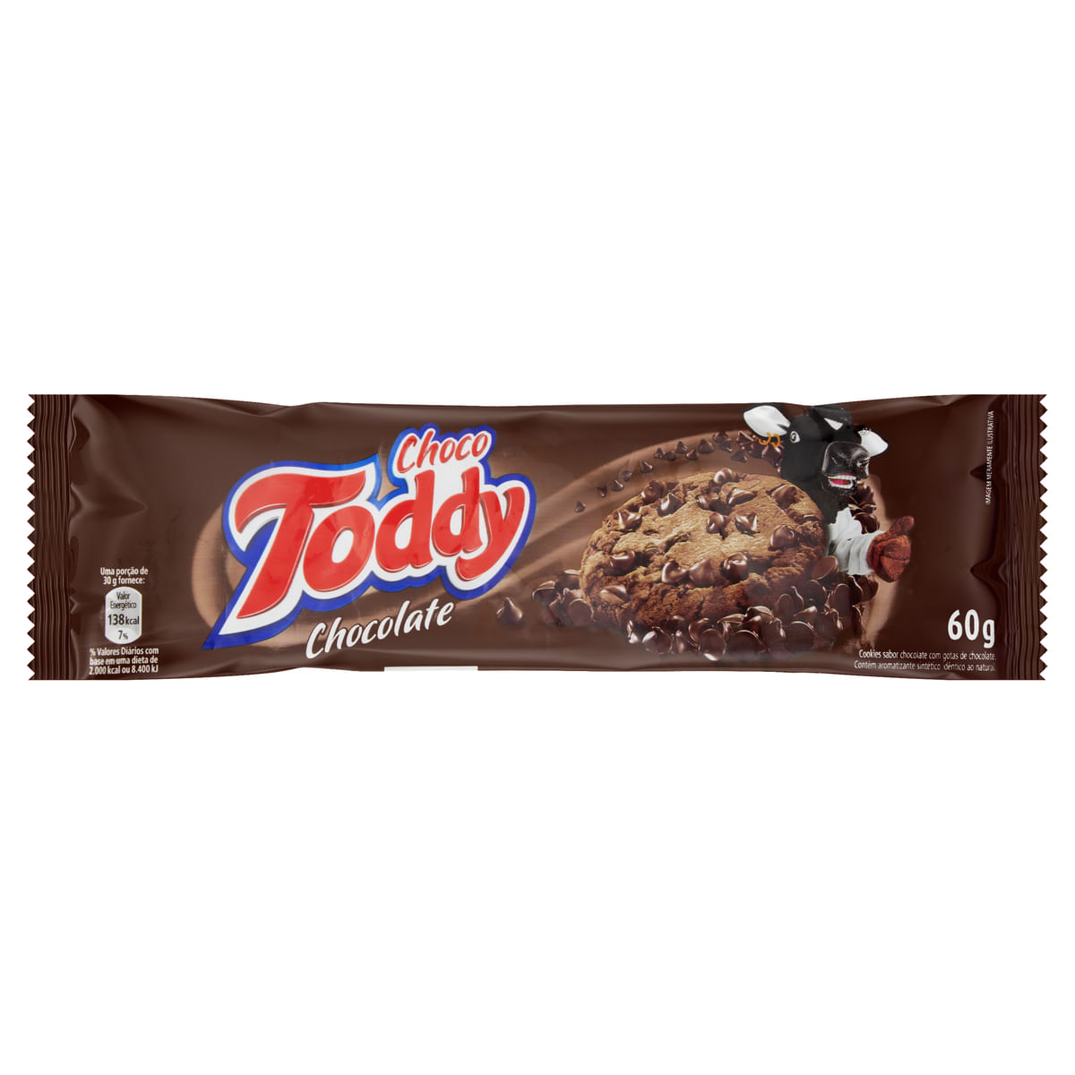 Cookie com Gotas de Chocolate Toddy 60g