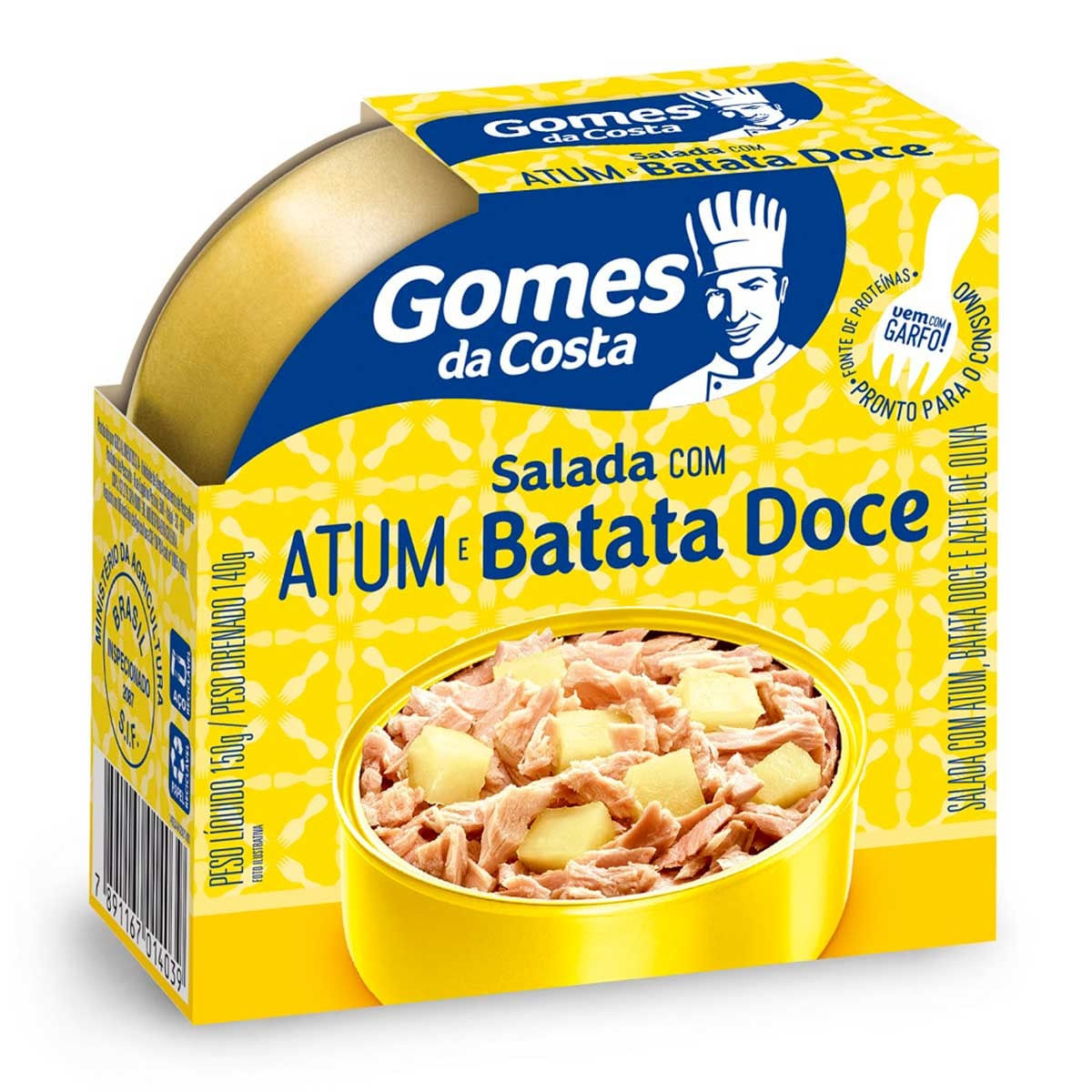 Salada Pronta de Atum com Batata Doce e Azeite Gomes da Costa 150g