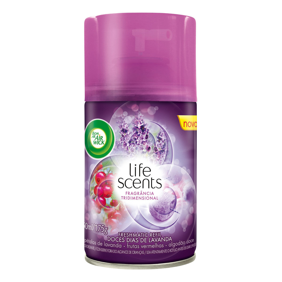 Refil para Odorizador Bom Ar Air Wick Life Scents Doces Dias de Lavanda 250ml