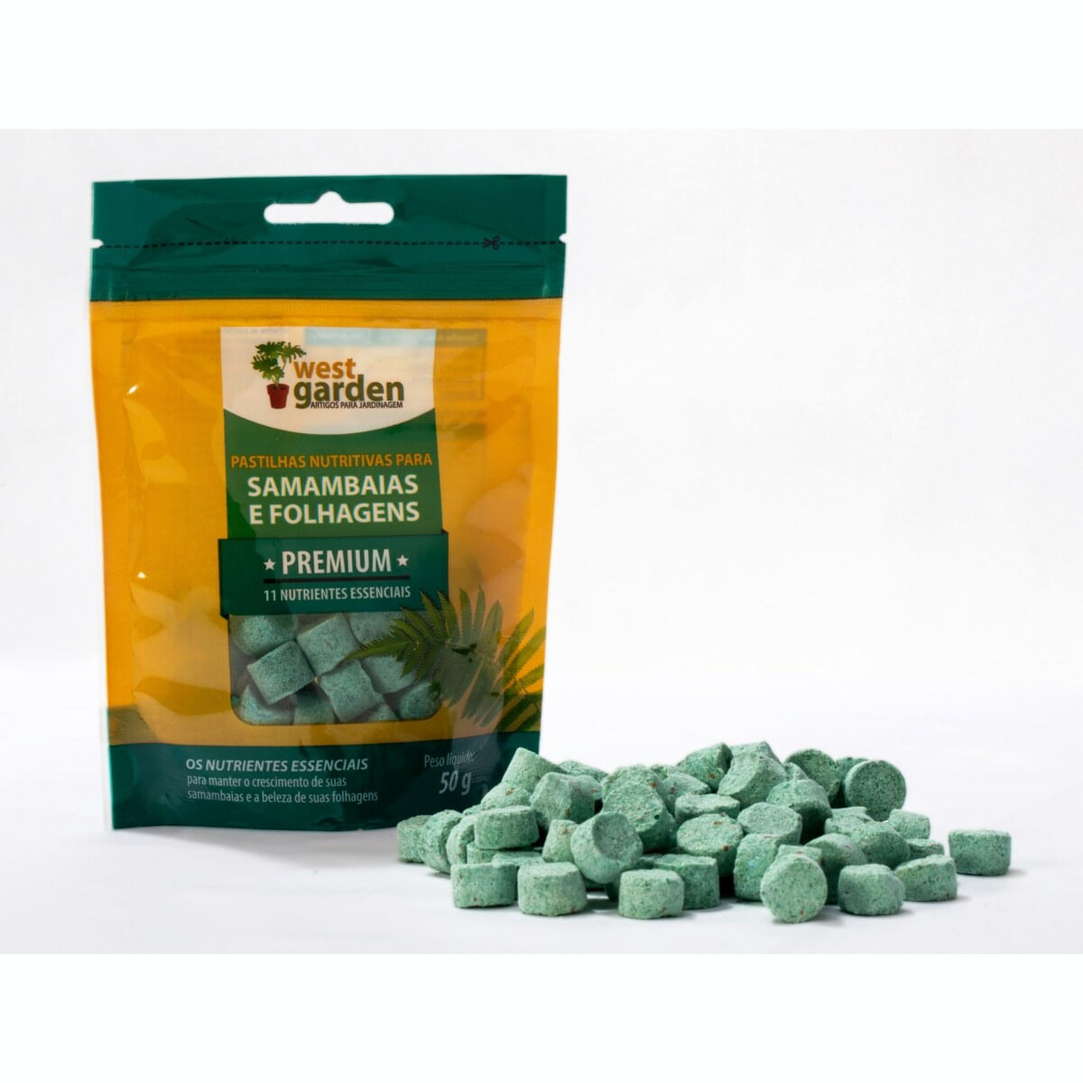 Fertilizante Pastilhas Samambaia West Garden 50 g