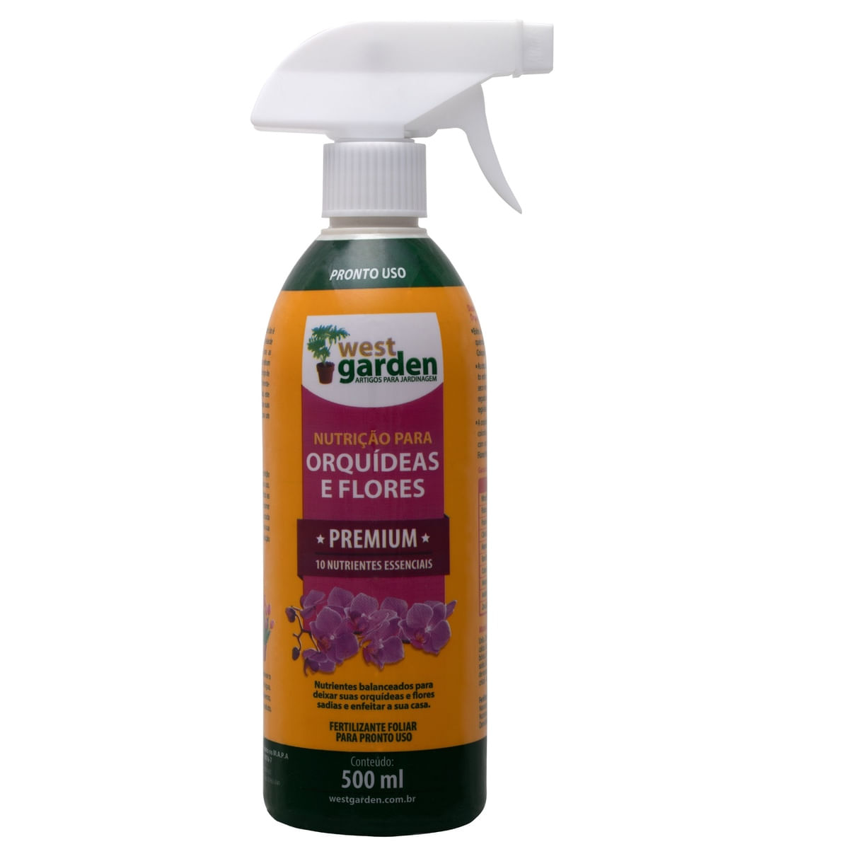 Fertilizante Pronto Orquídeas e Flores West Garden 500 ml