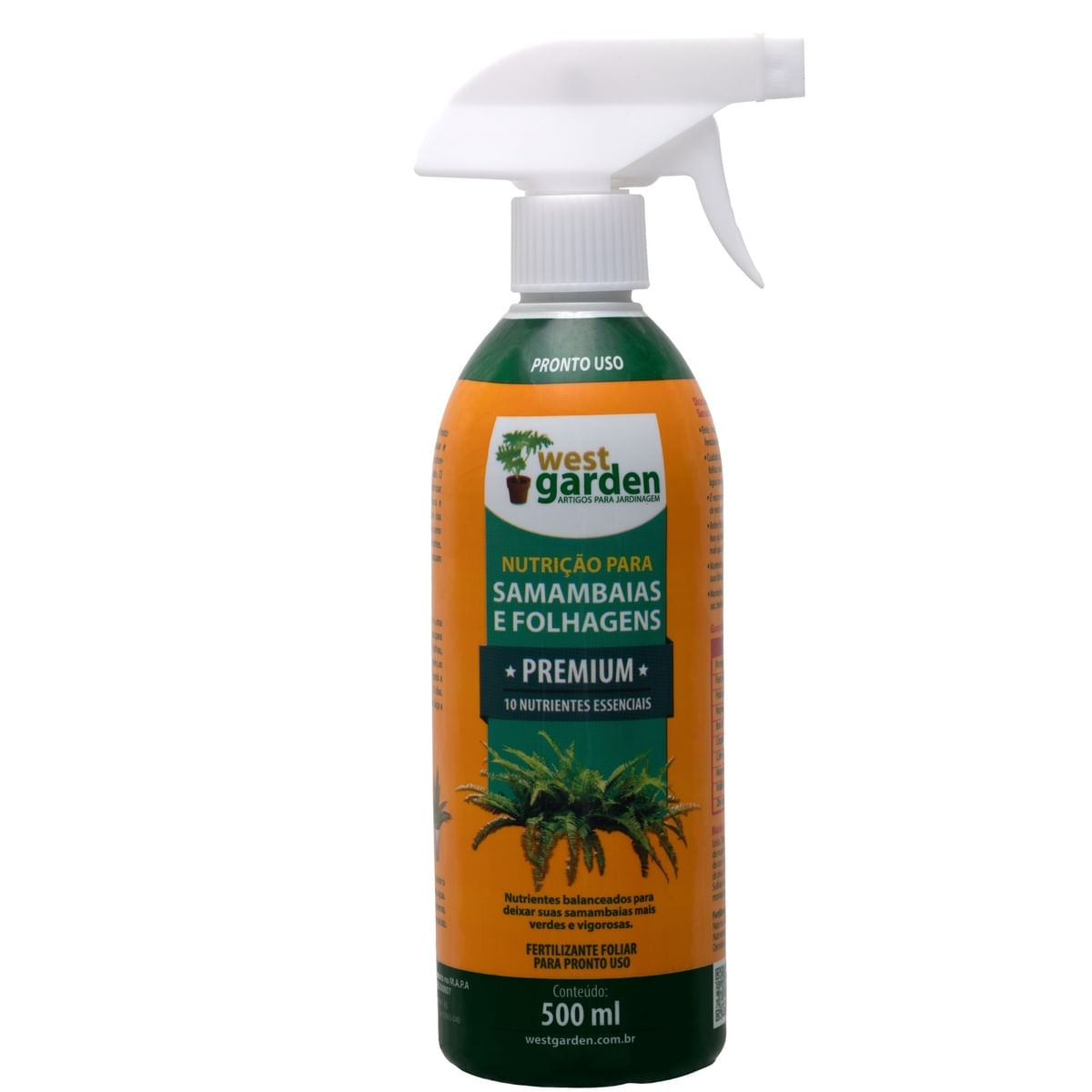 Fertilizante Pronto Samambaia West Garden 500 ml