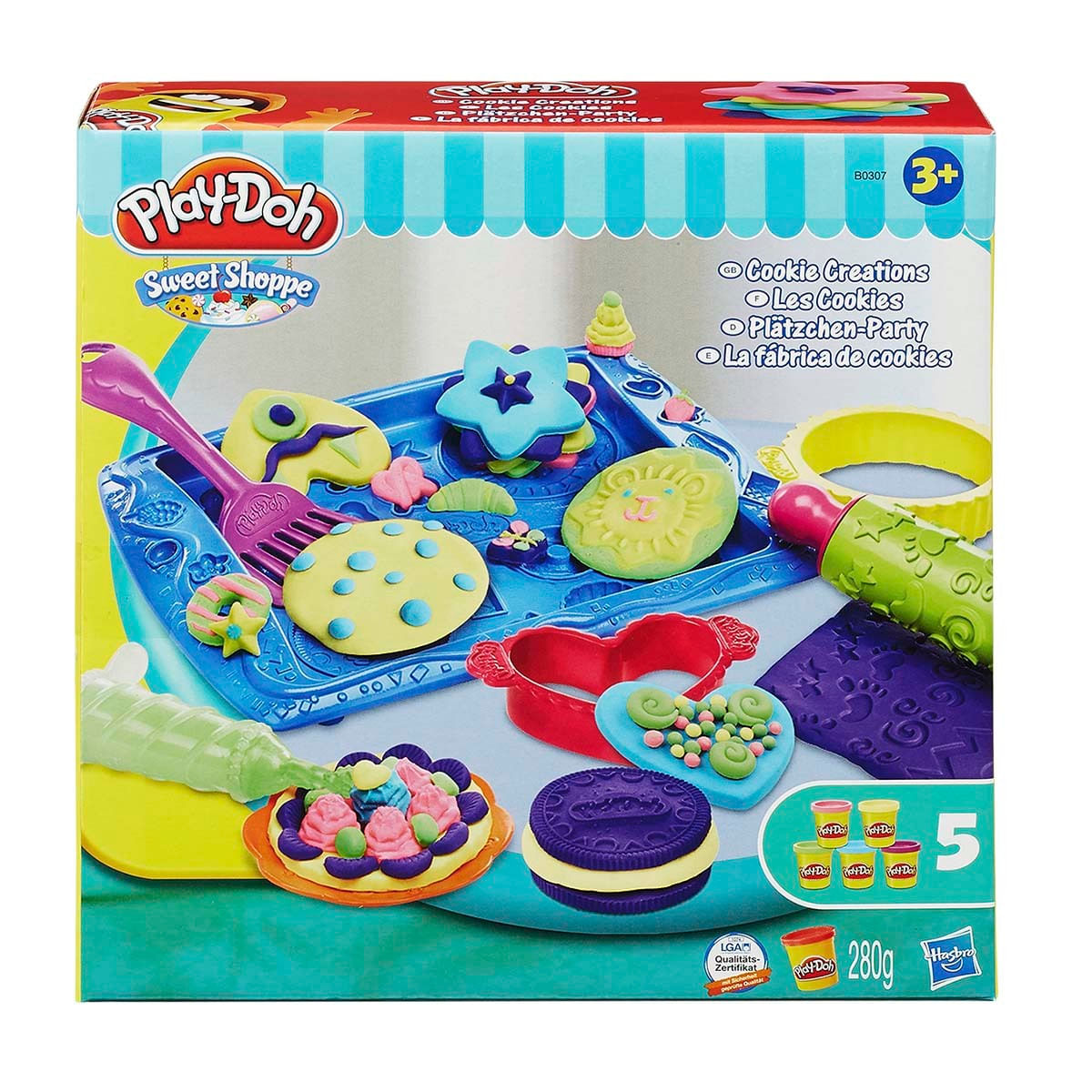 Massa de Modelar Play-Doh Biscoitos Divertidos Hasbro 280 Gramas