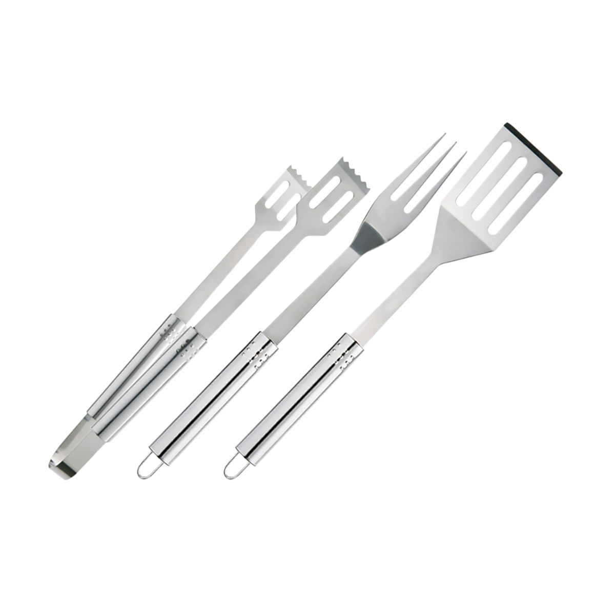 Kit para Churrasco 3 Peças em Inox Euro AMBQ3