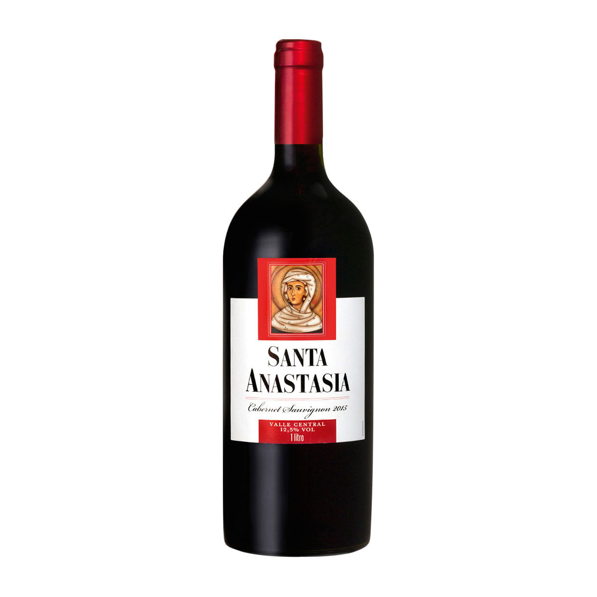 Vinho Tinto Santa Anastacia 2015 Cabernet Sauvignon 1 Litro