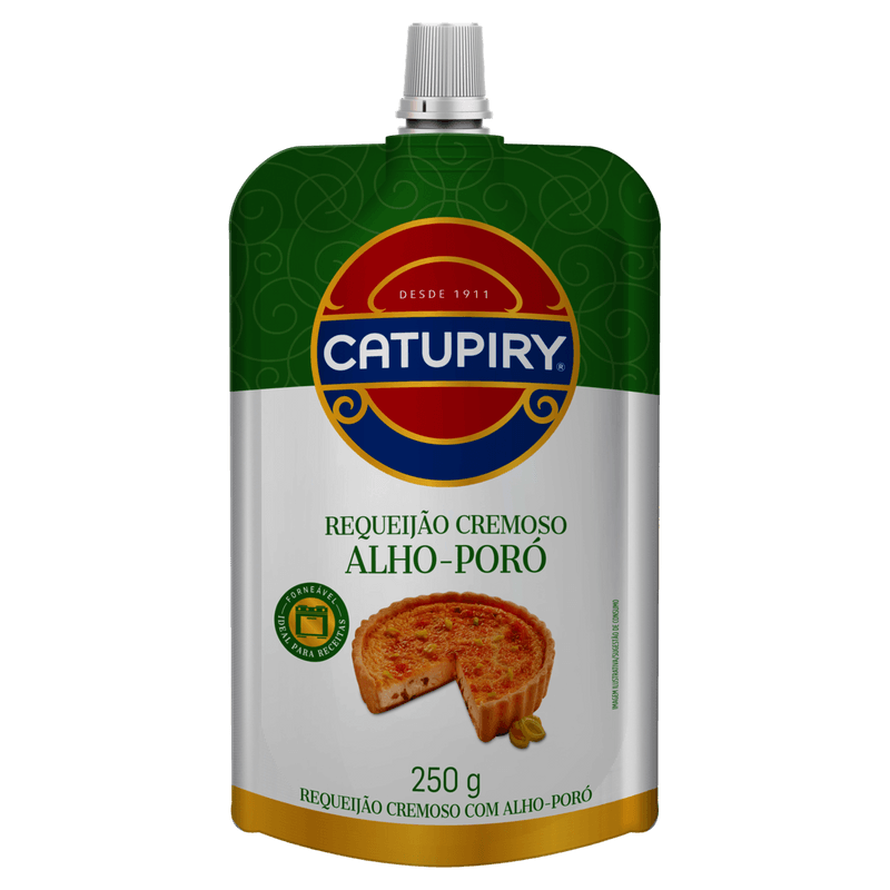 Requeijão Cremoso Alho Poró Catupiry Culinário 250g