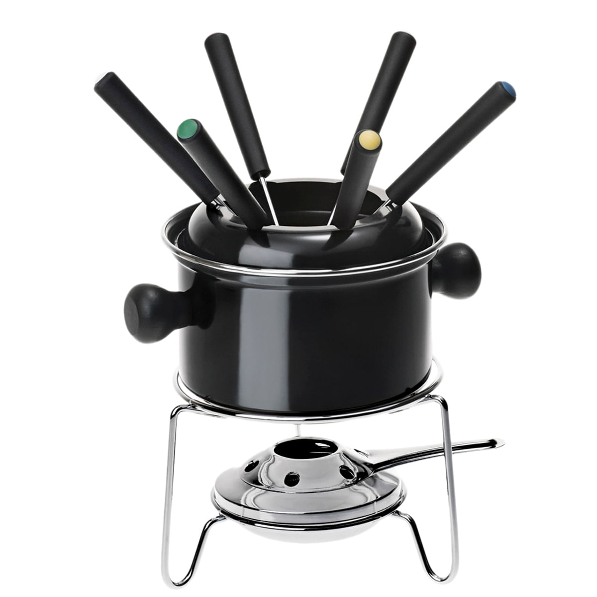 Aparelho de Fondue 10 Peças Richwell Preto