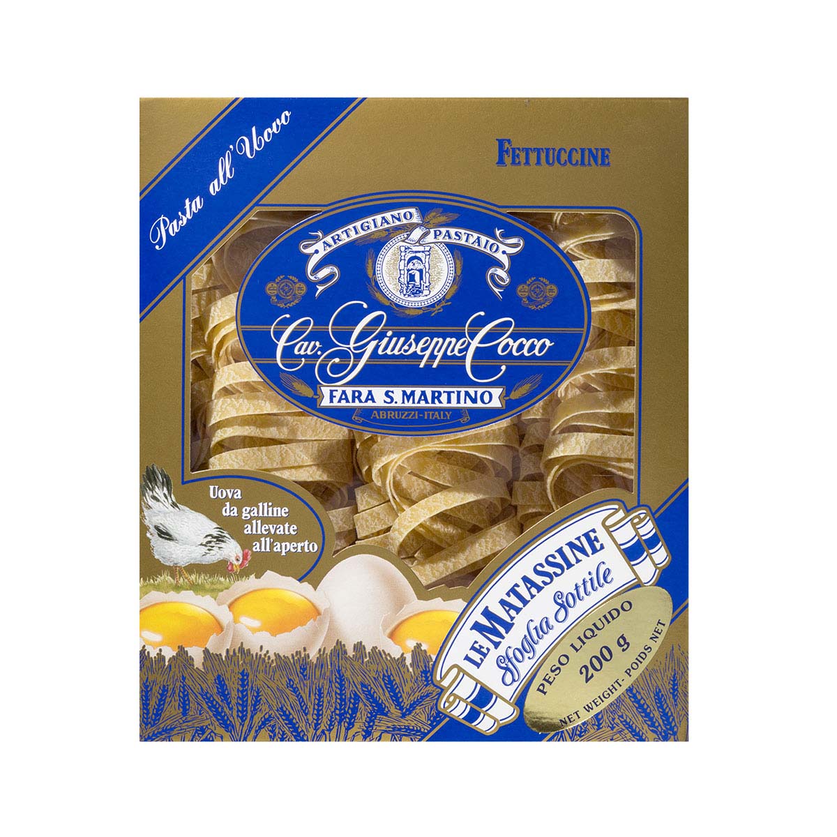 Macarrão Fettuccine Giuseppe Cocco Grano Duro 200 g