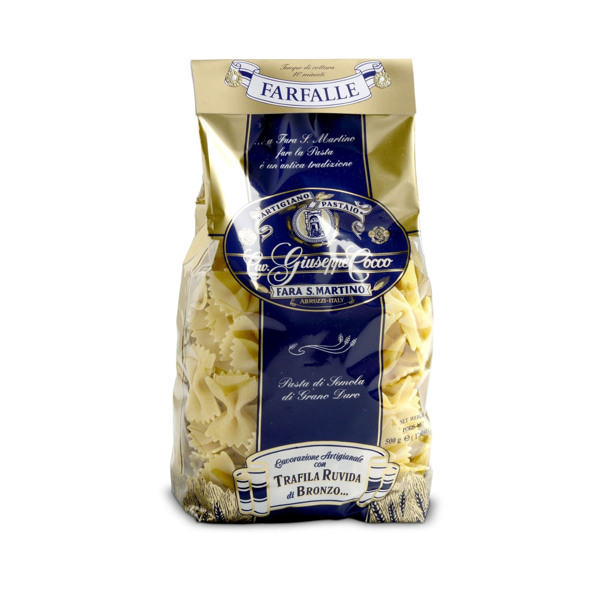 Macarrão Grano Duro Farfalle Giuseppe Cocco 500 g