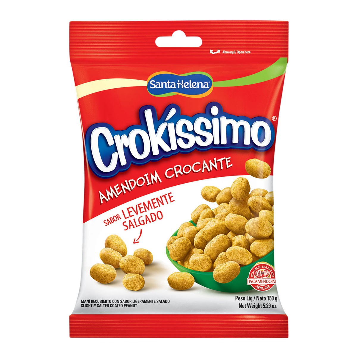 Amendoim Crocante Tradicional Crokíssimo 150g