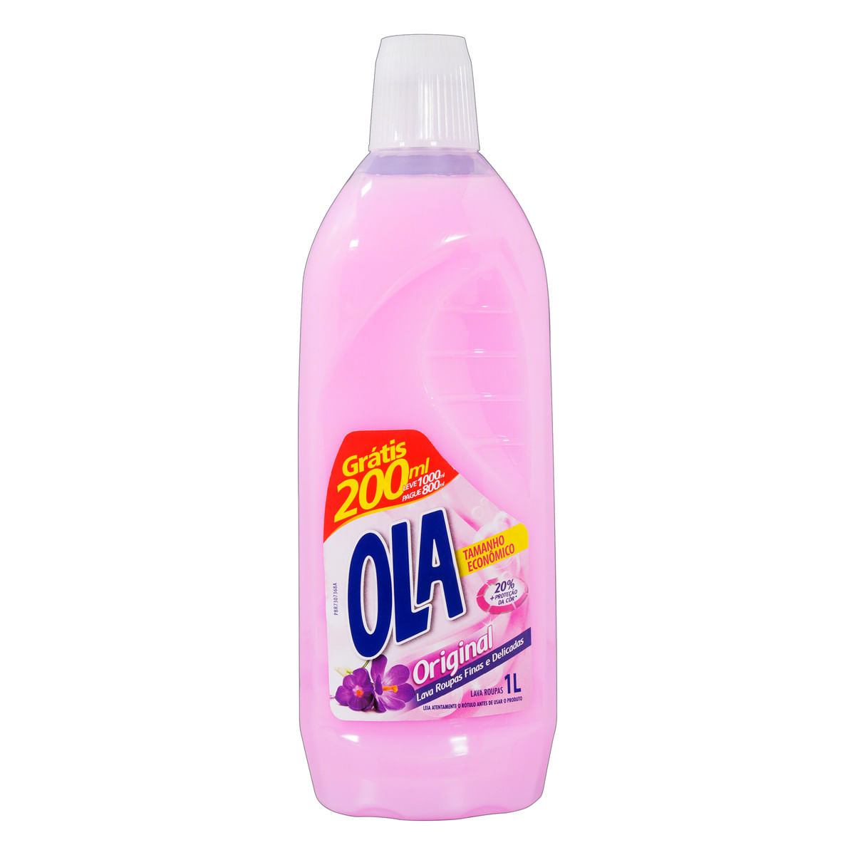 Lava-Roupas Líquido FrascoEmbalagem Econômica Ola Original Leve 1000 ml Pague 800 ml