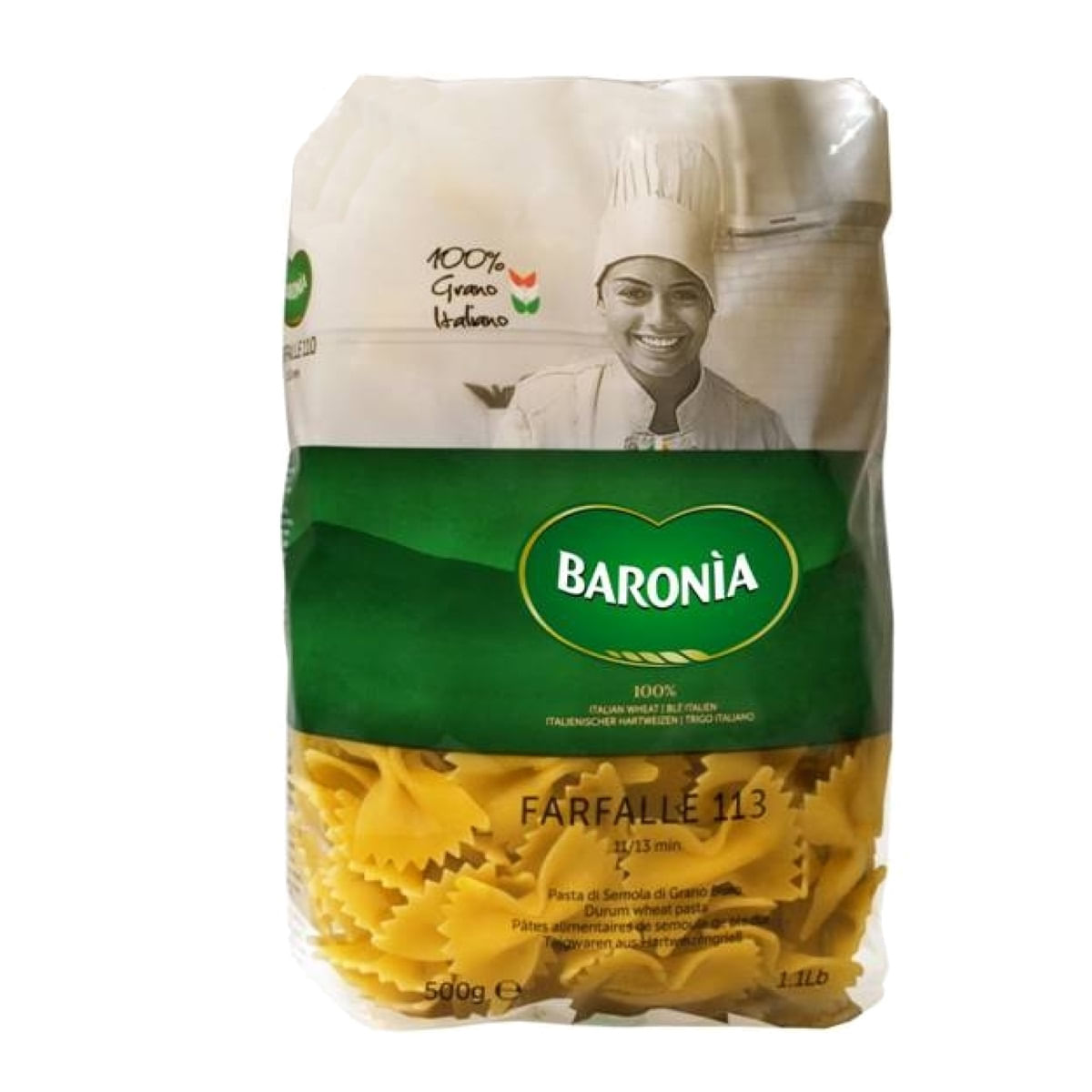 Macarrão Farfalle Baronia Grano Duro 500g