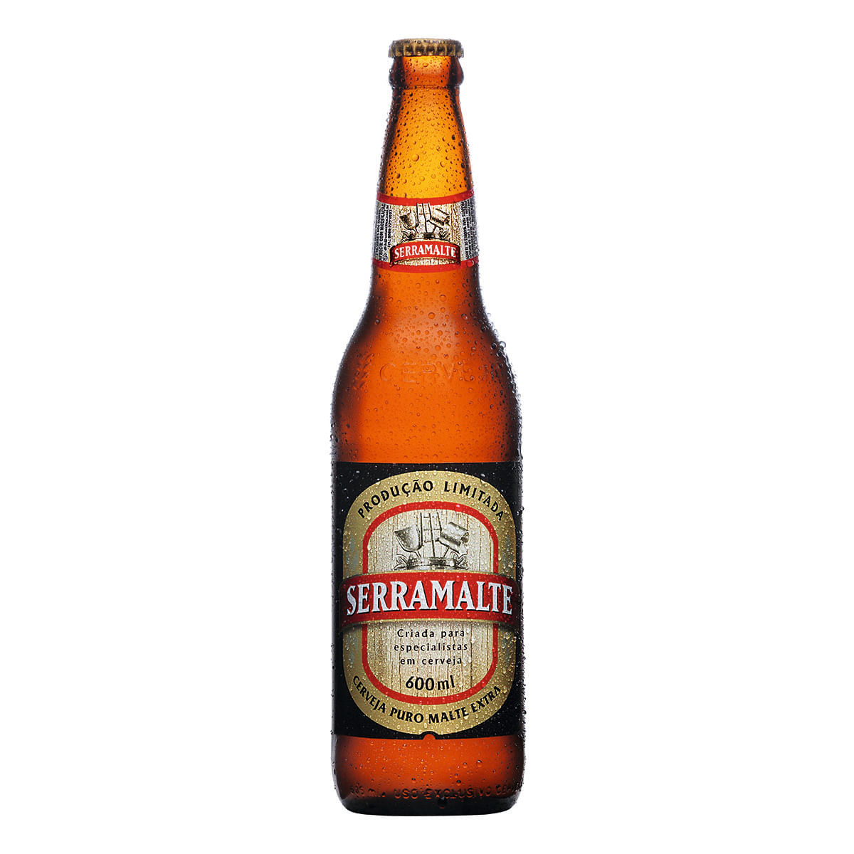 Cerveja Serramalte Puro Malte Extra 600ml Garrafa