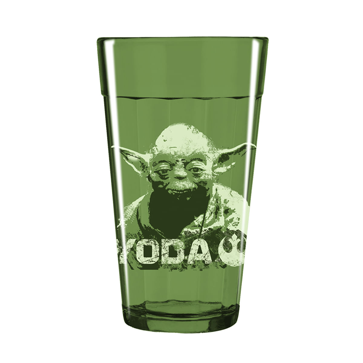 Copo em Vidro 450ml Verde Nadir Star Wars Yoda