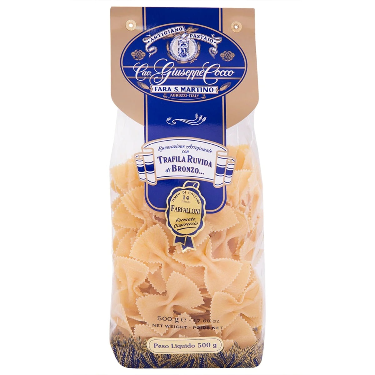 Macarrão Farfalloni Giuseppe Cocco Grano Duro 500 g