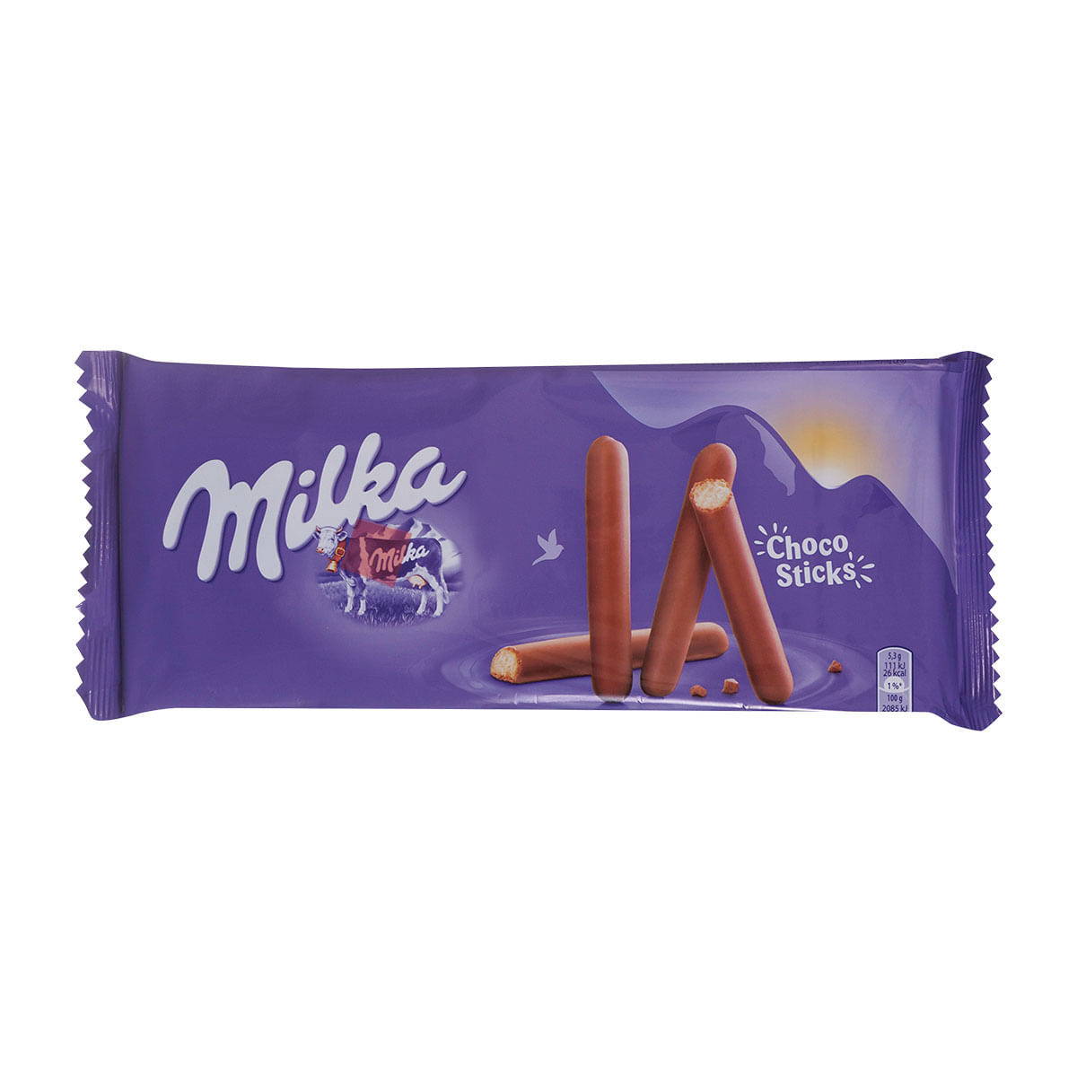 Biscoito com Cobertura de Chocolate Milka Choco Sticks 112g