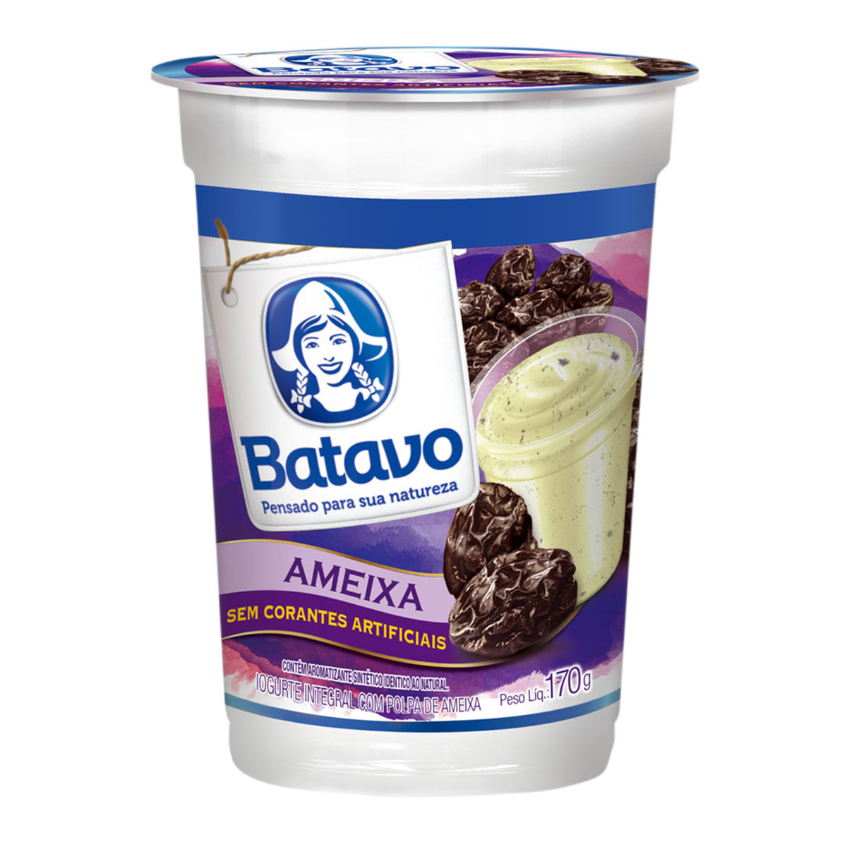 Iogurte Integral Batavo Ameixa com Polpa 170g