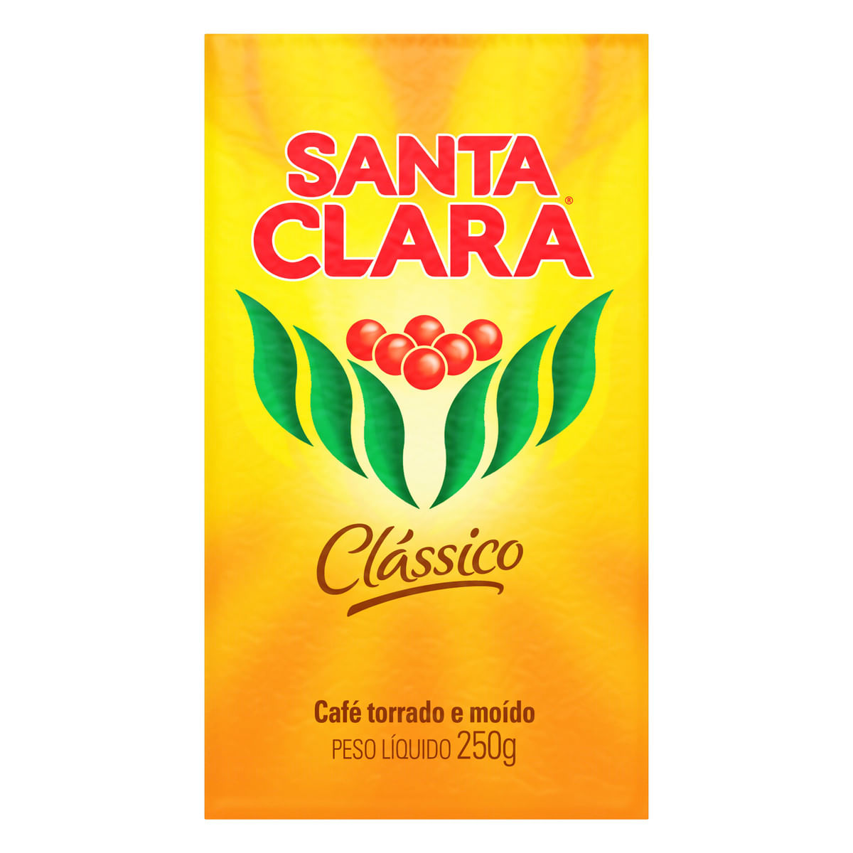 Café Torrado e Moído a Vácuo Santa Clara Clássico Pacote 250 g