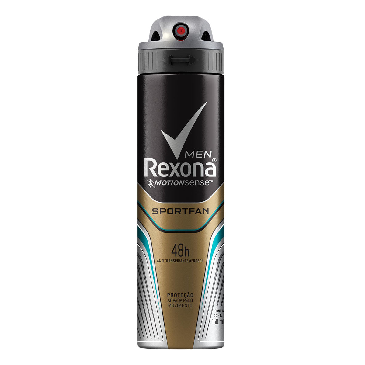 Desodorante Aerosol Rexona Motion Sense Sportfan Masculino 150ml/90g