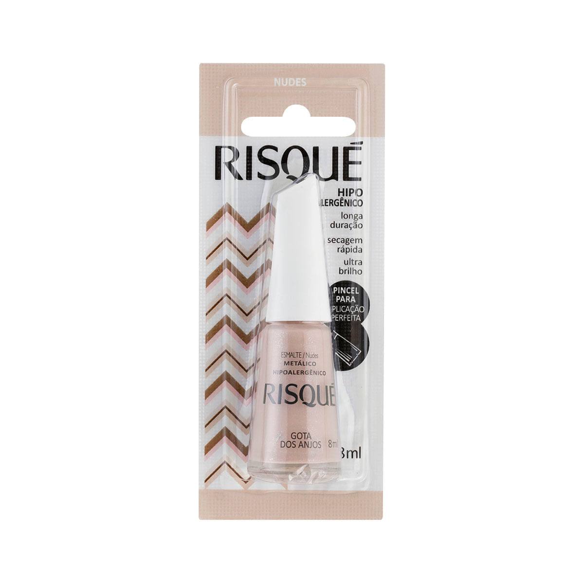 Esmalte Risqué Nudes Gota dos Anjos 8ml