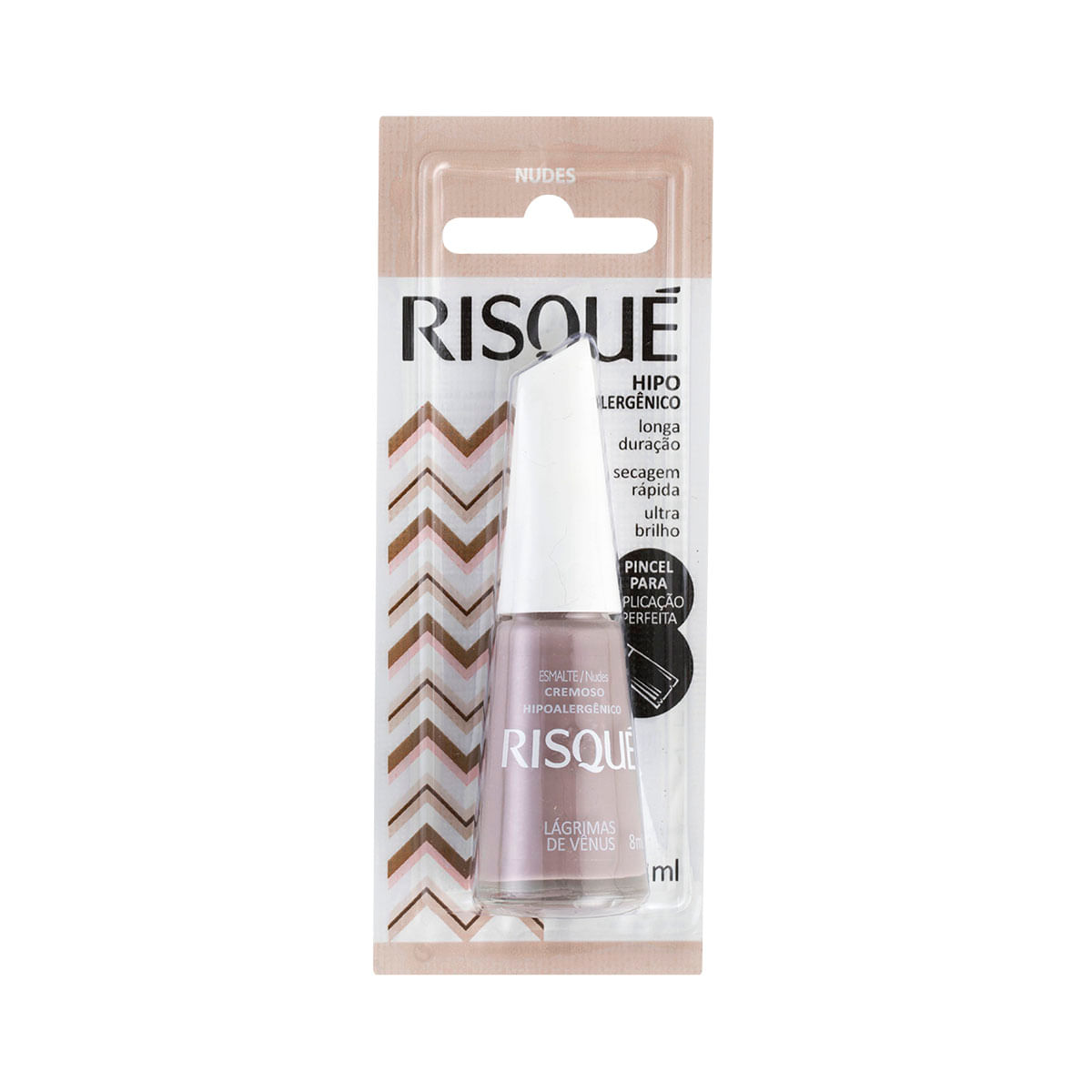 Esmalte Risqué Nudes Lágrimas de Vênus 8ml