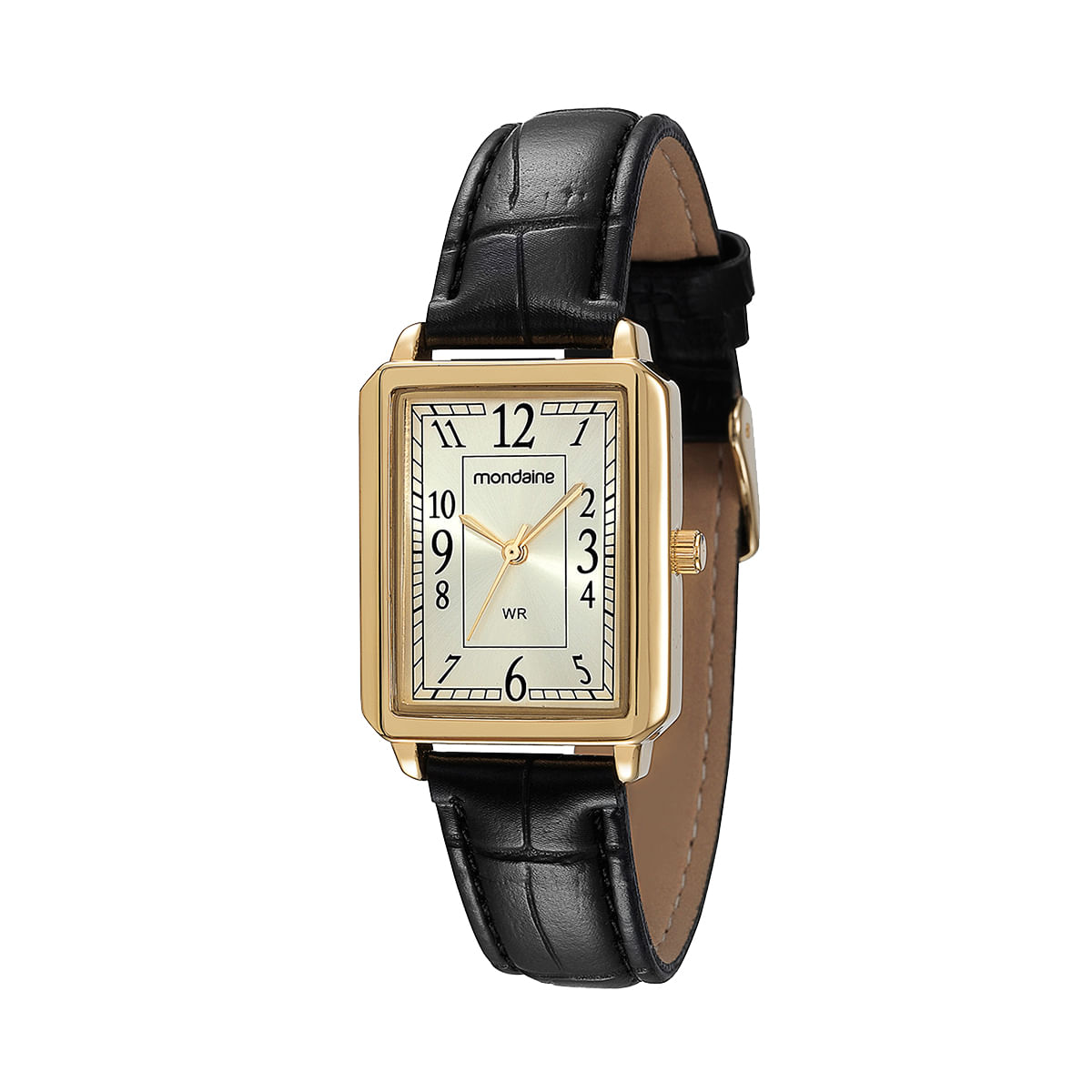 Relógio Mondaine Feminino Preto Analógico 83280LPMVDH1