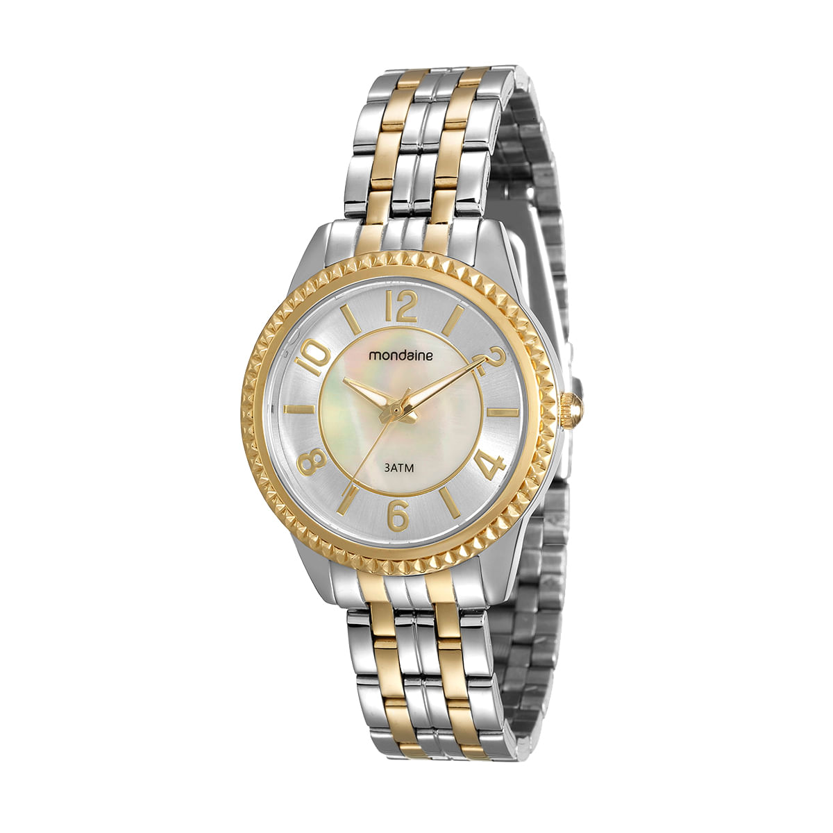 Relógio Mondaine Feminino Prata e Dourado Analógico 94800LPMVBE2